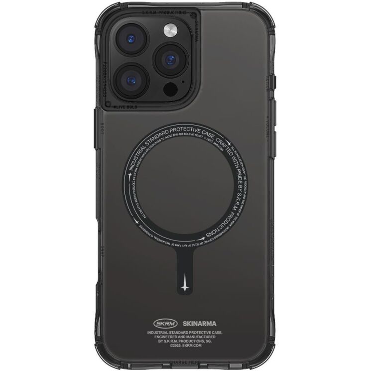 Защитный чехол SKINARMA SAIDO Mag-Charge для Apple iPhone 16 Pro Max - Black: фото 1 из 10
