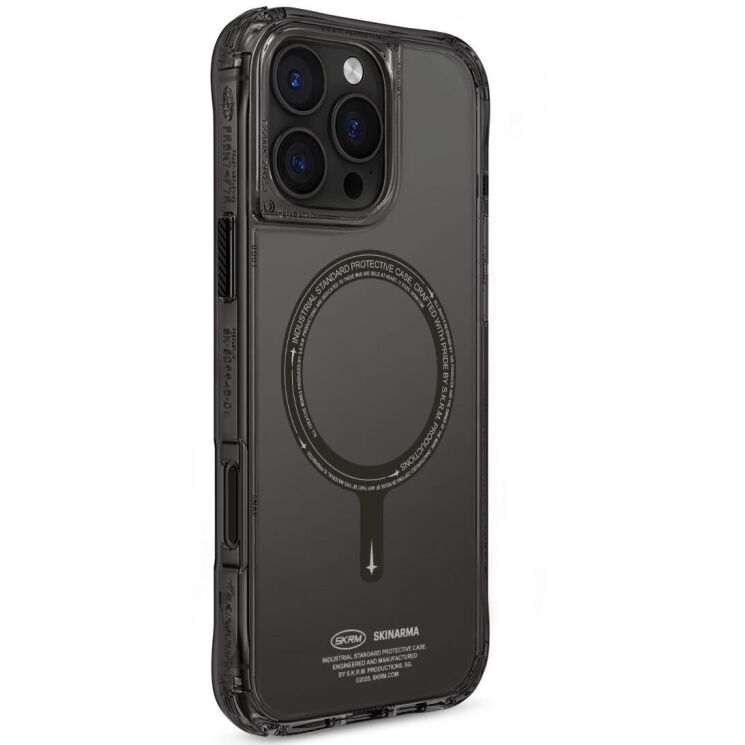 Защитный чехол SKINARMA SAIDO Mag-Charge для Apple iPhone 16 Pro Max - Black: фото 3 из 10