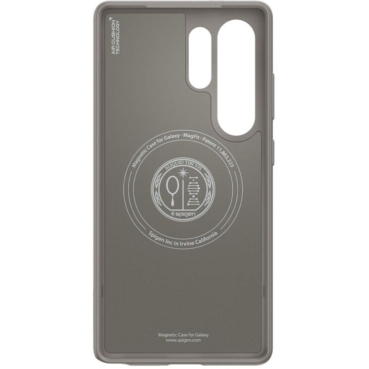 Защитный чехол Spigen (SGP) Caseology Parallax (MagFit) by Spigen для Samsung Galaxy S25 Ultra (S938) ACS09055 - Ash Grey: фото 6 из 16