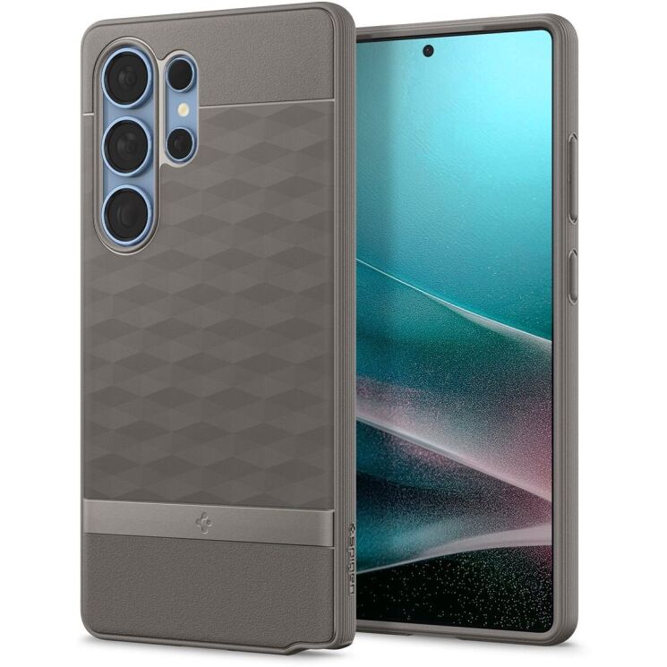 Защитный чехол Spigen (SGP) Caseology Parallax (MagFit) by Spigen для Samsung Galaxy S25 Ultra (S938) ACS09055 - Ash Grey: фото 1 из 16