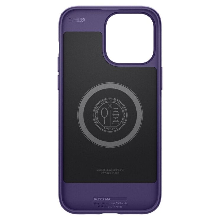 Защитный чехол Spigen (SGP) Core Armor Mag для Apple iPhone 14 Pro - Deep Purple: фото 6 из 17