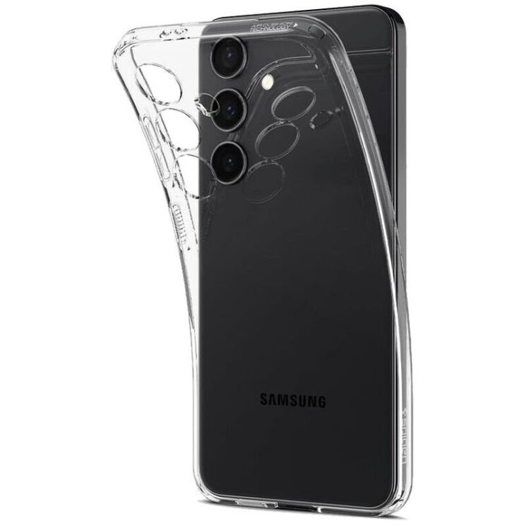Защитный чехол Spigen (SGP) Crystal Flex для Samsung Galaxy S24 (S921) - Crystal Clear: фото 6 из 8