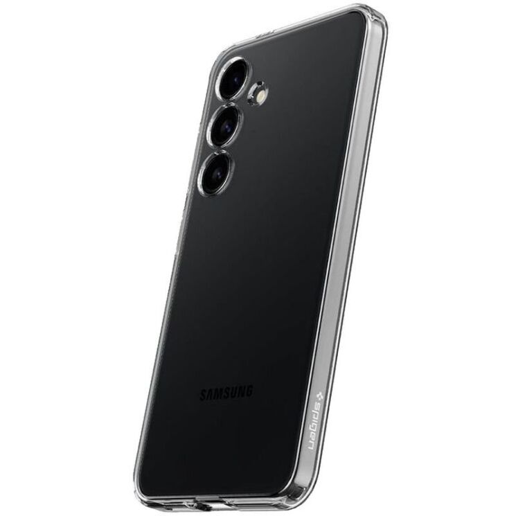 Защитный чехол Spigen (SGP) Crystal Flex для Samsung Galaxy S24 (S921) - Crystal Clear: фото 3 из 8