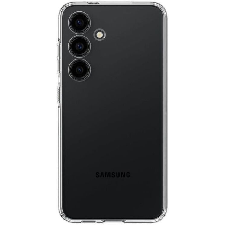 Защитный чехол Spigen (SGP) Crystal Flex для Samsung Galaxy S24 (S921) - Crystal Clear: фото 2 из 8