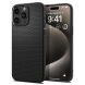 Защитный чехол Spigen (SGP) Liquid Air для Apple iPhone 15 Pro Max - Matte Black (339401B). Фото 1 из 19