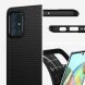Защитный чехол Spigen (SGP) Liquid Air для Samsung Galaxy A71 (A715) - Matte Black (313056M). Фото 14 из 15