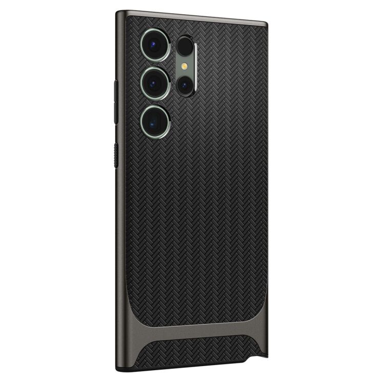 Защитный чехол Spigen (SGP) Neo Hybrid для Samsung Galaxy S23 Ultra (S918) - Gunmetal: фото 3 из 20