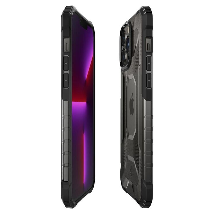 Защитный чехол Spigen (SGP) Nitro Force для Apple iPhone 13 Pro Max - Matte Black: фото 4 из 19