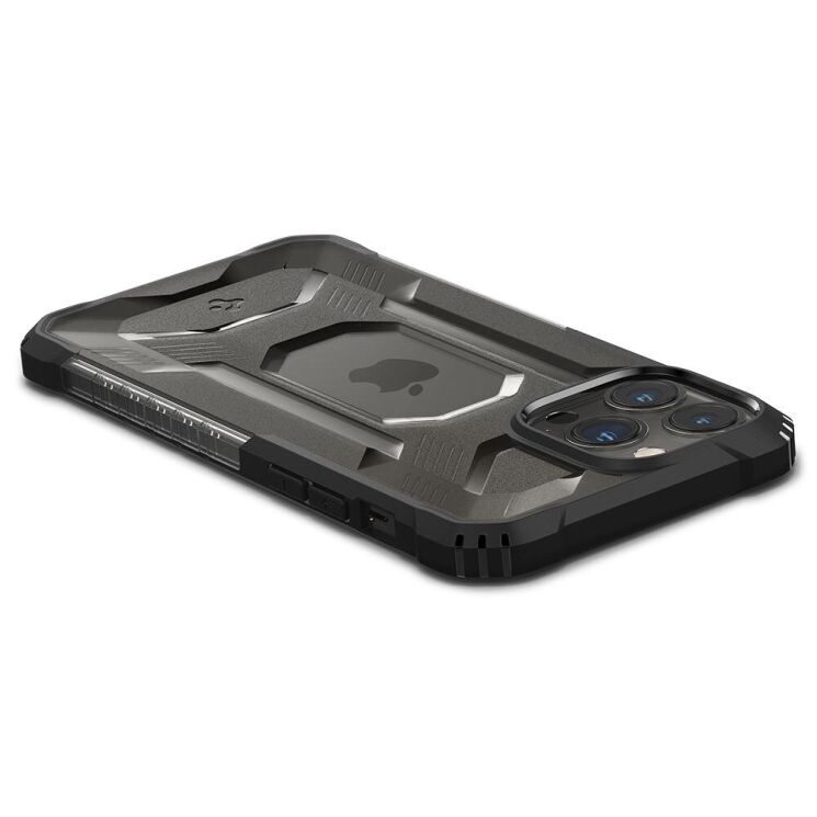 Защитный чехол Spigen (SGP) Nitro Force для Apple iPhone 13 Pro Max - Matte Black: фото 7 из 19