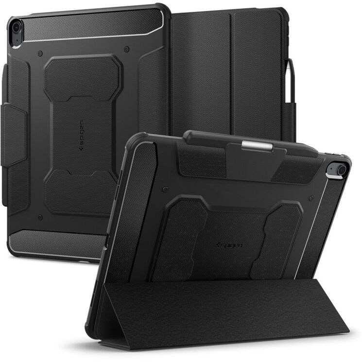 Захисний чохол Spigen (SGP) Rugged Armor Pro для Apple iPad Air 13 M3/M2 (2025/2024) - Black: фото 1 з 17