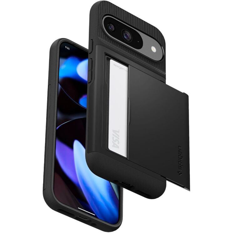 Защитный чехол Spigen (SGP) Slim Armor CS для Google Pixel 9 / 9 Pro - Black: фото 5 из 18