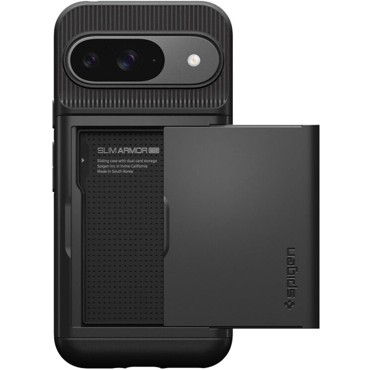 Защитный чехол Spigen (SGP) Slim Armor CS для Google Pixel 9 / 9 Pro - Black: фото 3 из 18