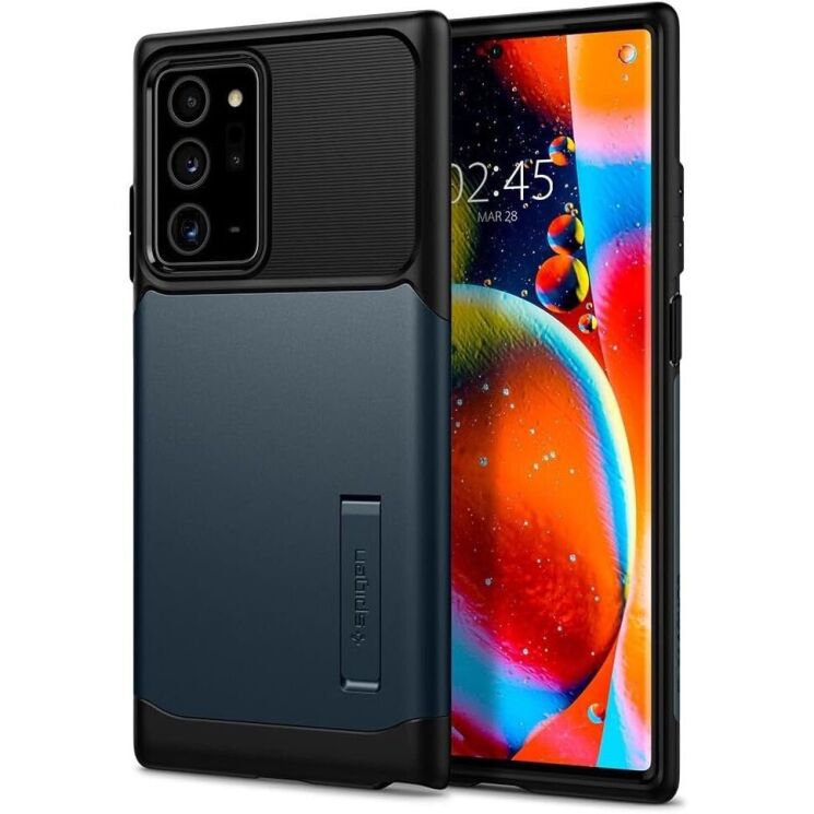 Защитный чехол Spigen (SGP) Slim Armor для Samsung Galaxy Note 20 Ultra (N985) ACS01359 - Metal Slate: фото 1 из 9