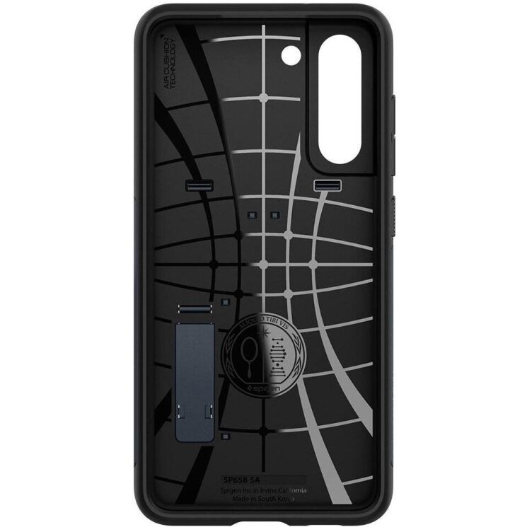 Защитный чехол Spigen (SGP) Slim Armor для Samsung Galaxy S21 FE (G990) ACS03152 - Metal Slate: фото 4 из 8