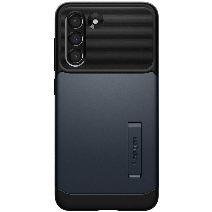 Защитный чехол Spigen (SGP) Slim Armor для Samsung Galaxy S21 FE (G990) ACS03152 - Metal Slate: фото 3 из 8