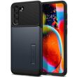 Защитный чехол Spigen (SGP) Slim Armor для Samsung Galaxy S21 FE (G990) ACS03152 - Metal Slate (240231M)