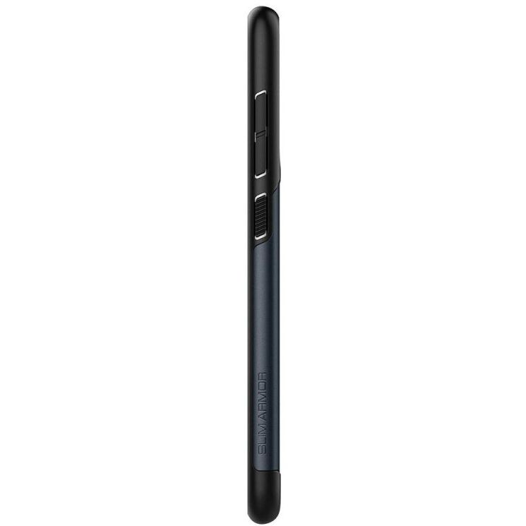 Защитный чехол Spigen (SGP) Slim Armor для Samsung Galaxy S21 FE (G990) ACS03152 - Metal Slate: фото 6 из 8