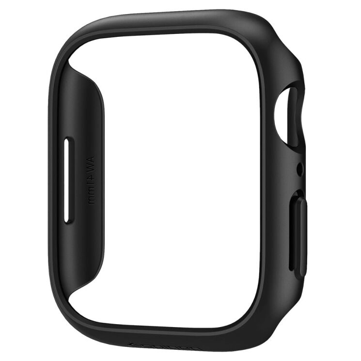 Защитный чехол Spigen (SGP) Thin Fit (FW) для Apple Watch 45 mm (7 / 8 / 9 Series) - Black: фото 3 из 17