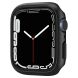 Защитный чехол Spigen (SGP) Thin Fit (FW) для Apple Watch 45 mm (7 / 8 / 9 Series) - Black (286420B). Фото 4 из 17
