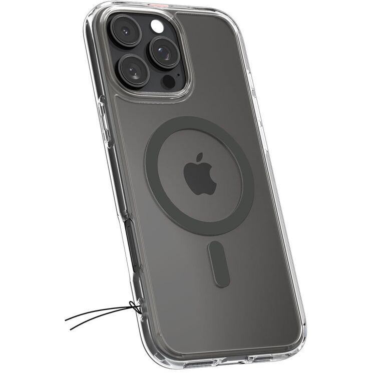 Защитный чехол Spigen (SGP) Ultra Hybrid (MagFit) для Apple iPhone 16 Pro - Graphite: фото 5 из 15