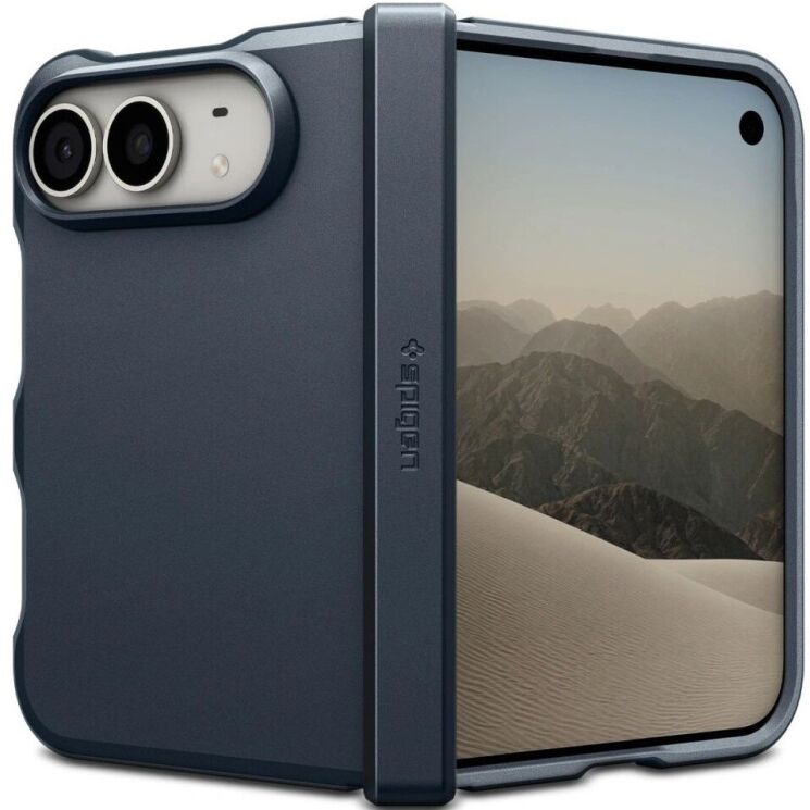 Защитный чехол Spigen Tough Armor Pro (MagFit) для iPhone Duo (ACS11691) - Metal Slate: фото 2 из 17