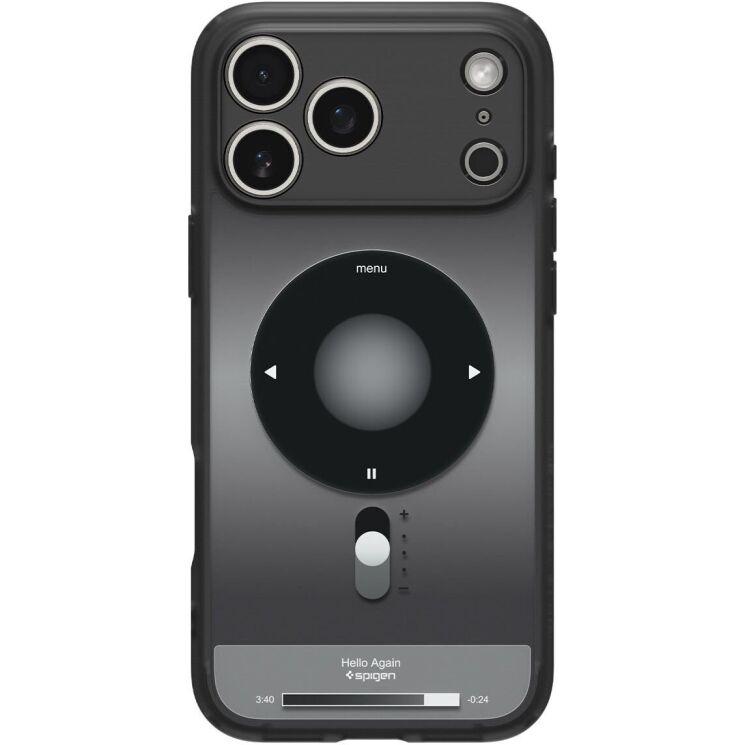 Защитный чехол Spigen Ultra Hybrid (MagFit) Сlassic для iPhone 17 Pro (ACS10356) - Black: фото 2 из 10