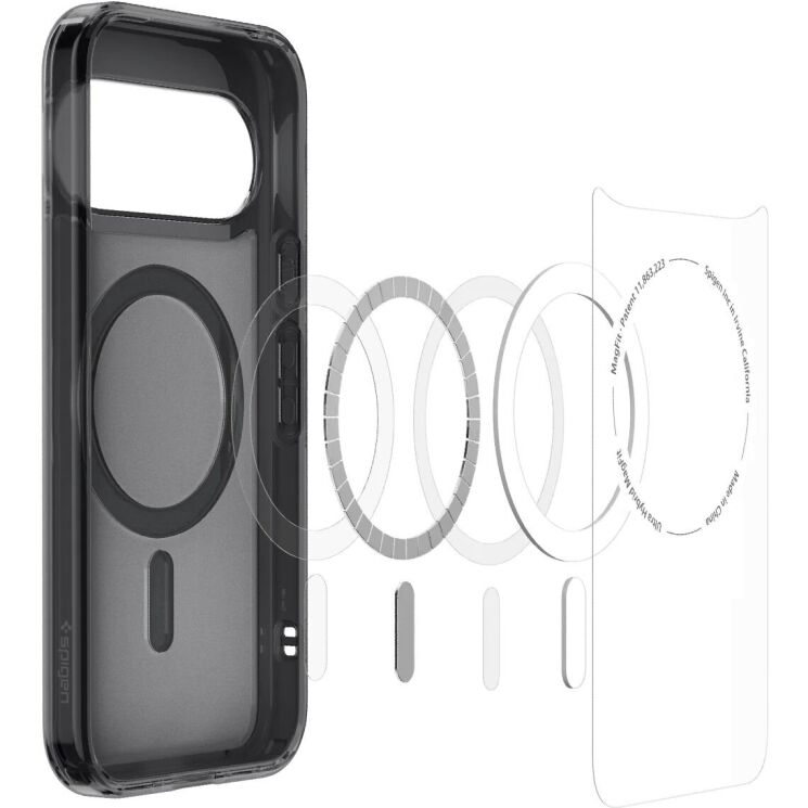 Захисний чохол Spigen Ultra Hybrid MagSafe Compatible для Google Pixel 11 (ACS11442) - Frost Clear: фото 2 з 12