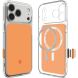 Захисний чохол Spigen Ultra Hybrid T MagFit для iPhone 18 Pro (ACS12170) - Glossy Orange (440107O). Фото 2 з 14