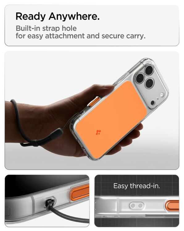 Захисний чохол Spigen Ultra Hybrid T MagFit для iPhone 18 Pro (ACS12169) - Glossy White (440107W) Захисний чохол Spigen Ultra Hybrid T MagFit для iPhone 18 Pro (ACS12169) - Glossy White: фото 9 з 14