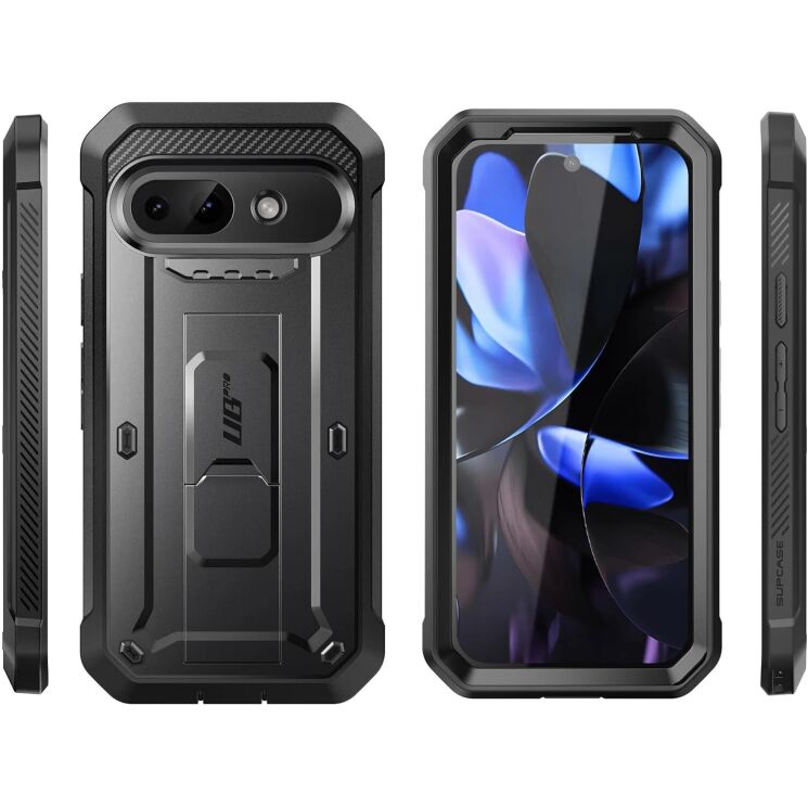 Защитный чехол Supcase Unicorn Beetle Pro Rugged Case для Google Pixel 9a (843439157828) - Black: фото 3 из 8