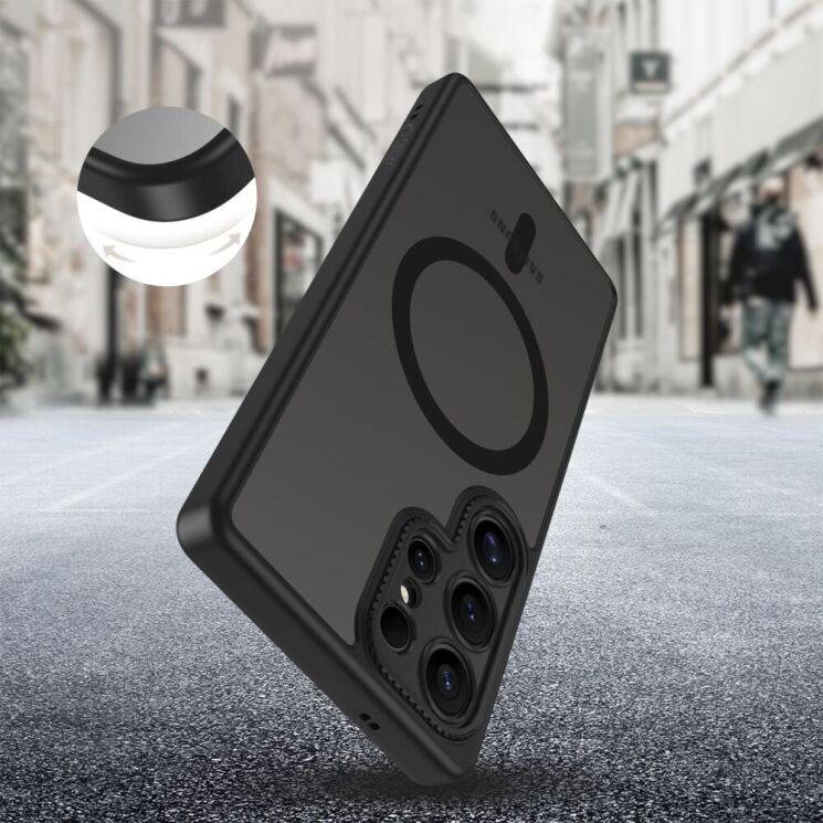 Захисний чохол Tech-Protect MagCam MagSafe для Samsung Galaxy S25 Ultra (S938) - Matte Black: фото 4 з 6