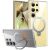 Защитный чехол TORRAS Ostand Spin MagSafe для Samsung Galaxy S24 Ultra (S928) - Transparent: фото 1 из 4