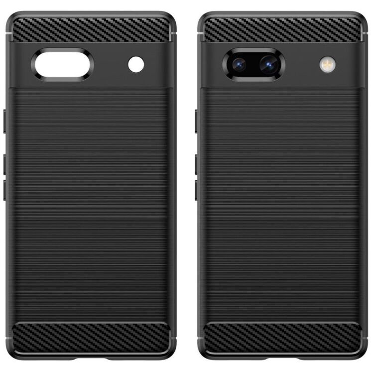 Защитный чехол UniCase Carbon для Google Pixel 7a - Black: фото 2 из 8
