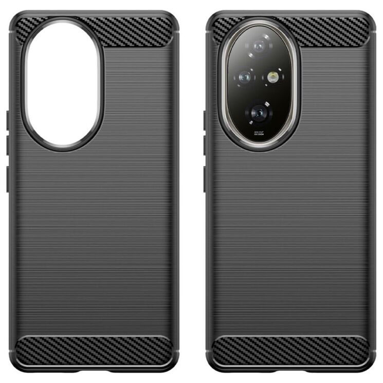 Защитный чехол UniCase Carbon для Honor 200 Pro - Black: фото 2 из 8