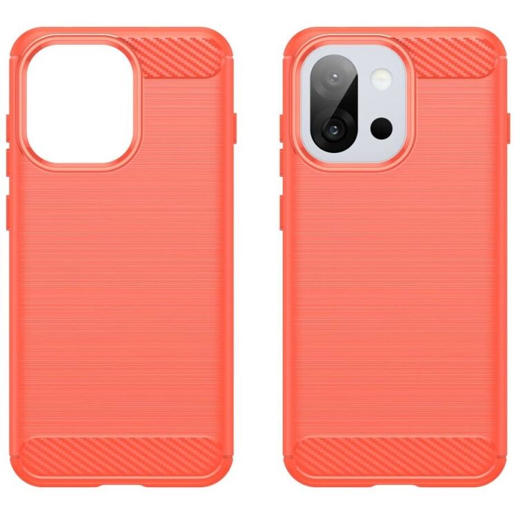 Защитный чехол UniCase Carbon для OnePlus 13T - Red: фото 2 из 12