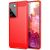 Защитный чехол UniCase Carbon для Samsung Galaxy S21 Ultra (G998) - Red: фото 1 из 8