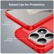 Защитный чехол UniCase Carbon для Xiaomi 15T - Red (391076R). Фото 6 из 8