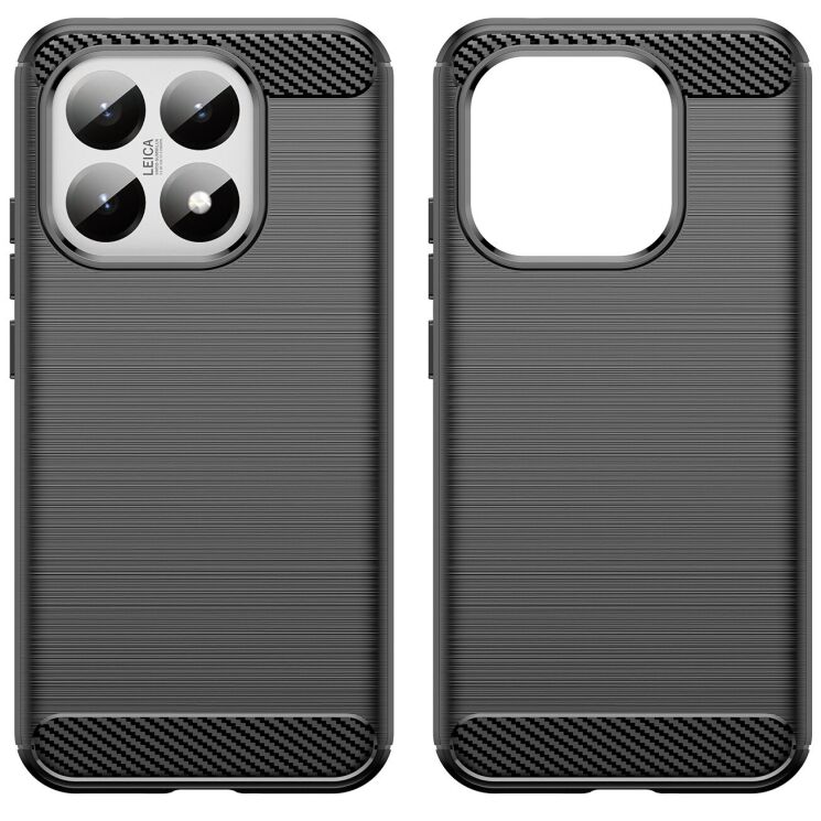 Защитный чехол UniCase Carbon для Xiaomi 15T - Black: фото 2 из 8