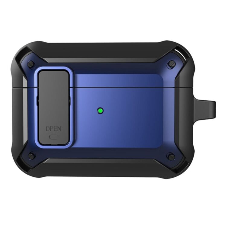 Захисний чохол UniCase Defender Cover для Apple AirPods Pro 2 - Black / Blue: фото 1 з 5
