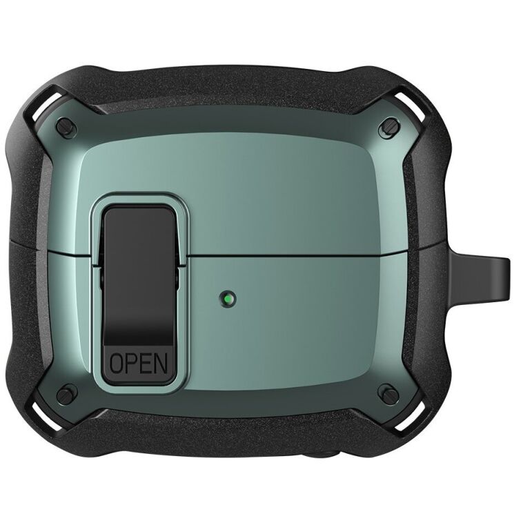 Захисний чохол UniCase Defender Cover для Samsung Galaxy Buds 3 / Buds 3 Pro - Green: фото 1 з 9