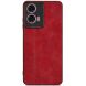 Захисний чохол UniCase Leather Series для Motorola Moto E14 / G04s - Red (358607R). Фото 1 з 7