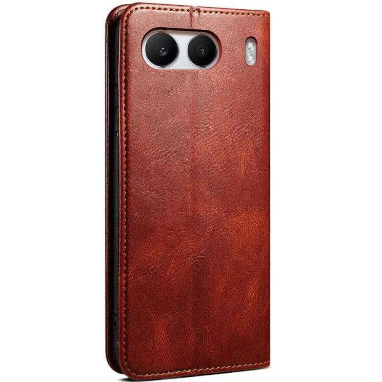 Защитный чехол UniCase Leather Wallet для OnePlus Nord 4 - Brown: фото 6 из 7