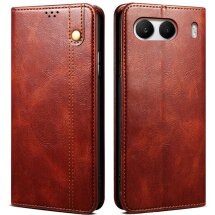 Защитный чехол UniCase Leather Wallet для OnePlus Nord 4 - Brown: фото 1 из 7