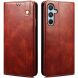 Защитный чехол UniCase Leather Wallet для Samsung Galaxy A54 (A546) - Brown (339609Z). Фото 1 из 8