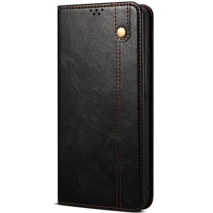 Защитный чехол UniCase Leather Wallet для Samsung Galaxy A55 (A556) - Black: фото 5 из 7