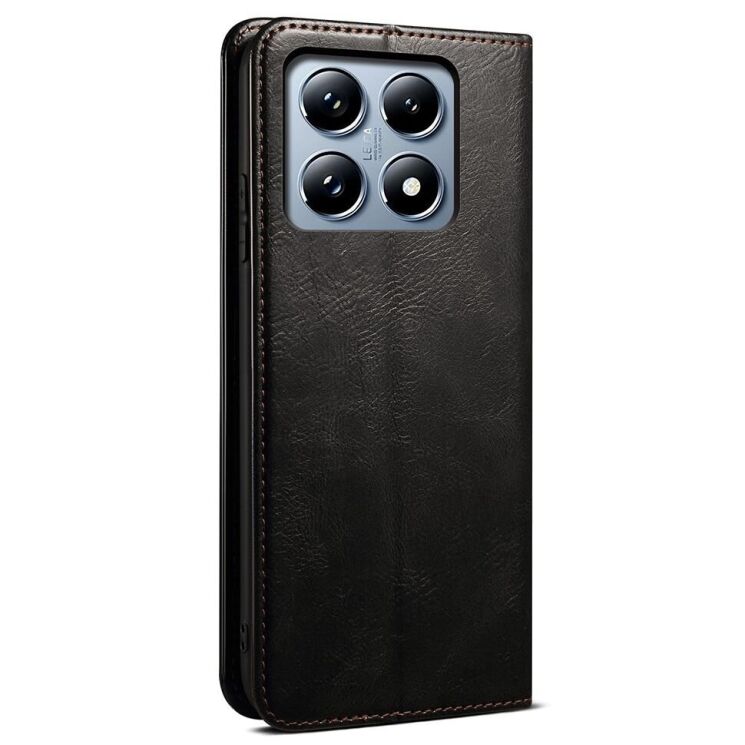 Защитный чехол UniCase Leather Wallet для Xiaomi 14T - Black: фото 6 из 6
