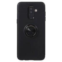 Защитный чехол UniCase Magnetic Ring для Samsung Galaxy J8 2018 (J810) - Black: фото 1 из 10