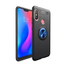 Защитный чехол UniCase Magnetic Ring для Xiaomi Mi Play - Black / Blue: фото 1 из 14