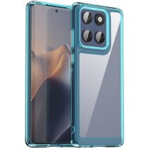 Защитный чехол UniCase Rugged Shield для Motorola Edge 60 / Edge 60 Fusion - Transparent Blue: фото 1 из 12