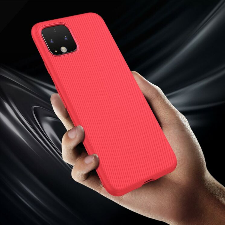 Защитный чехол UniCase Twill Soft для Google Pixel 4 XL - Red: фото 6 из 8
